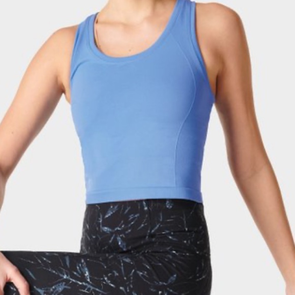 SWEATY BETTY Athlete Seamless Crop Workout Tank